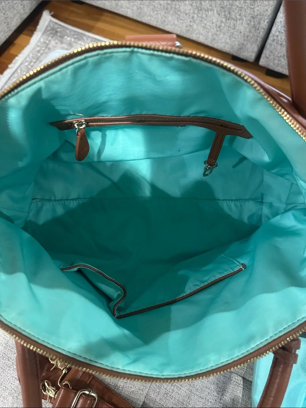Lily Jade Elizabeth Camel Leather Baby Bag